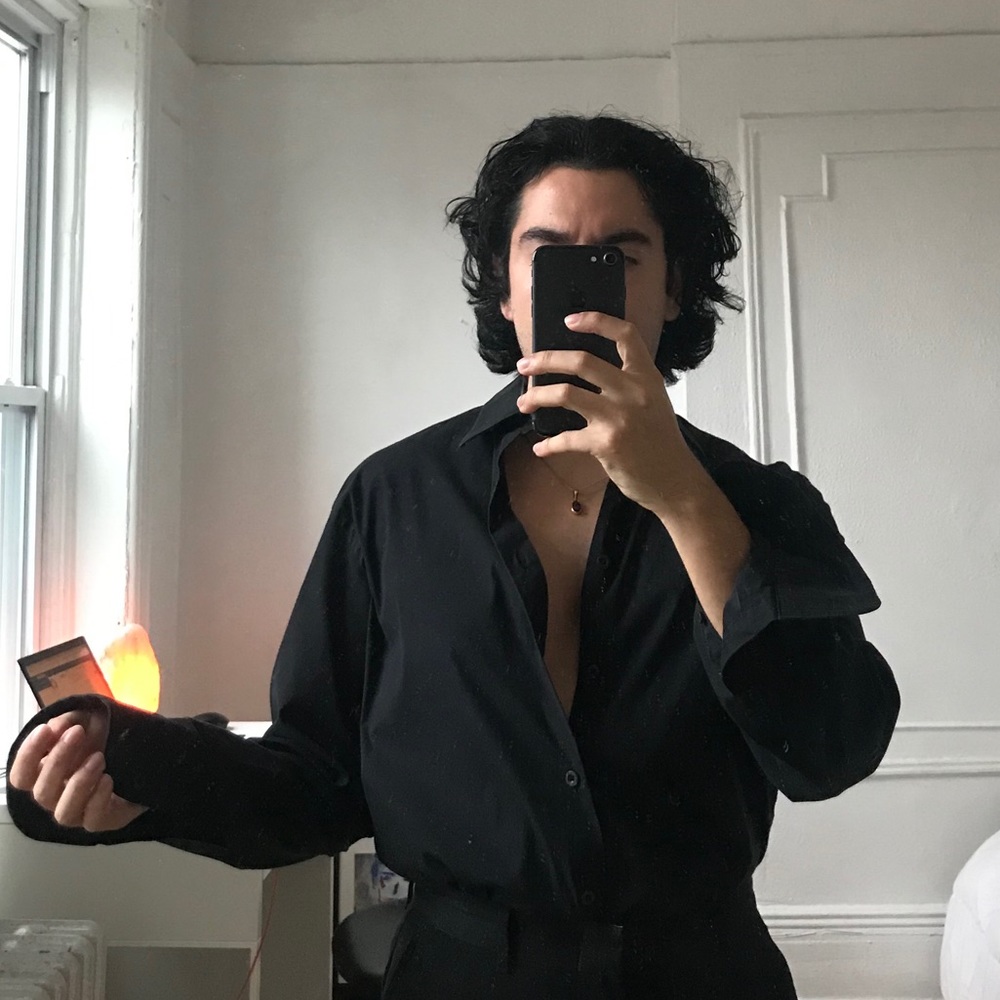 Prada Black Dress shirt Size 38 (Small)